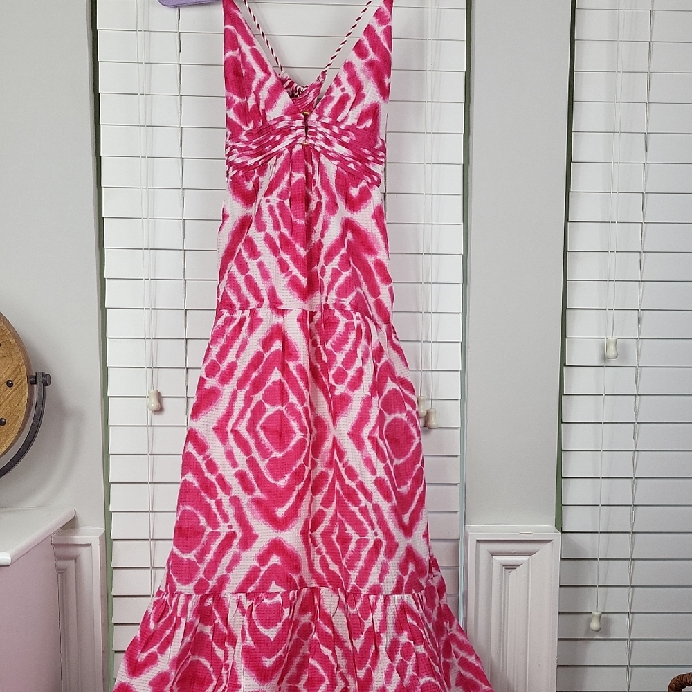 Scotch & Soda Halter Tie V-Neck Maxi Dress. Size 34 regular = 4 US - Picture 2 of 15